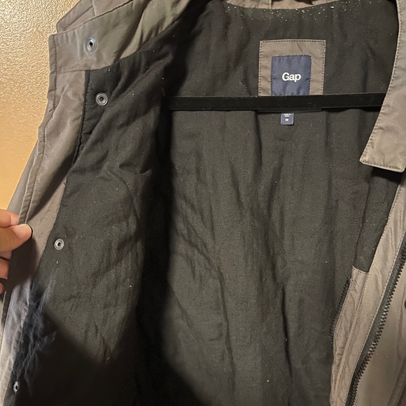 GAP Grey Rain Coat - Picture 2 of 3
